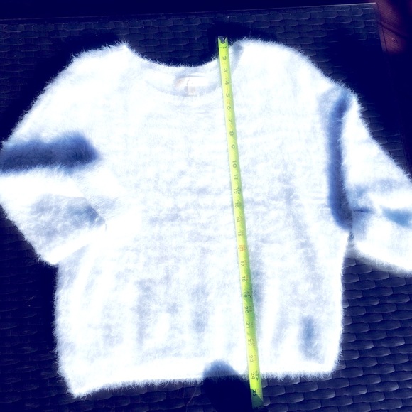 Rare Find! So Soft and Fun Baby Blue Sweater - Picture 6 of 7
